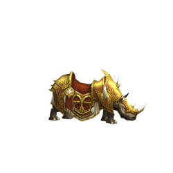 Gif animé rhinocéros en armure